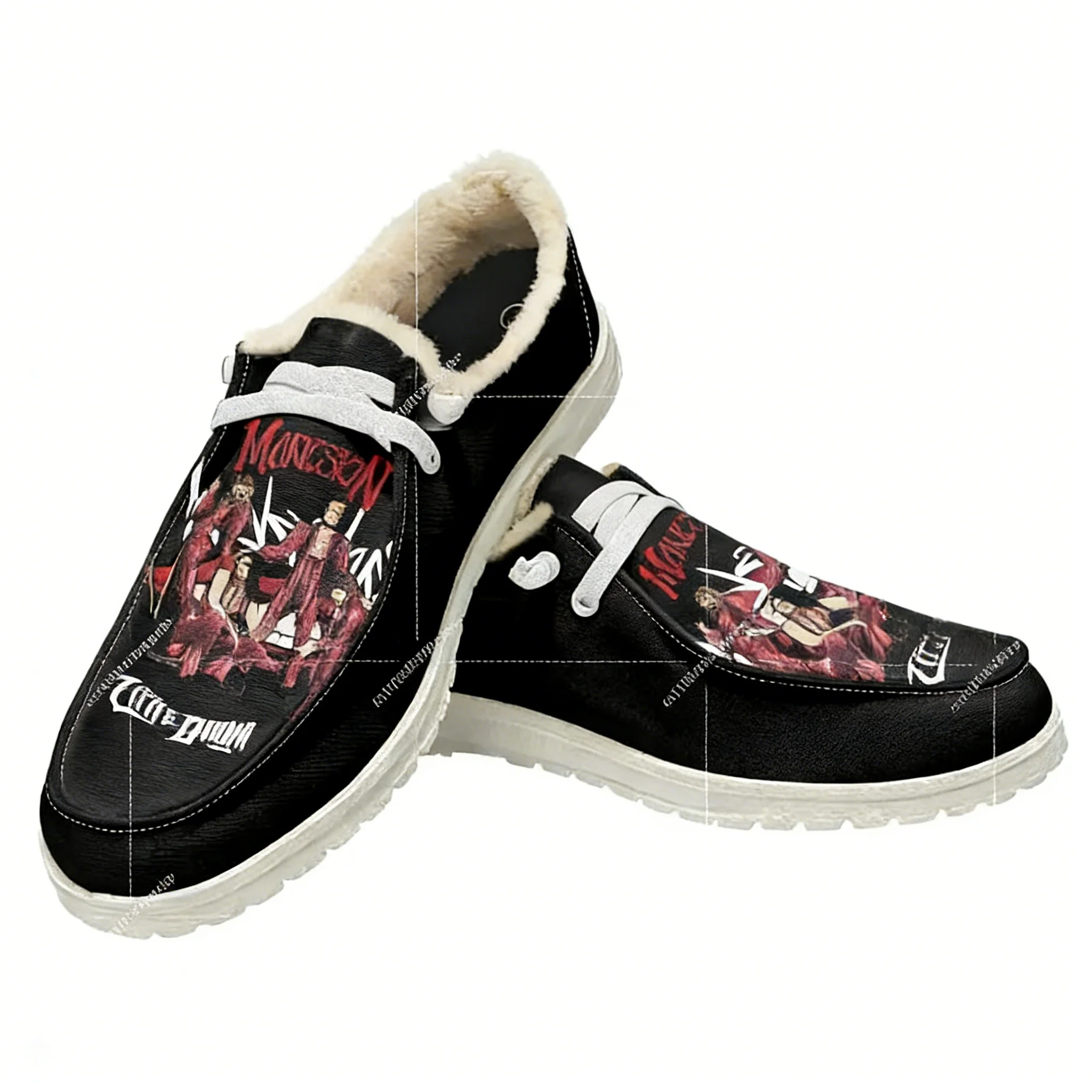 Oxford Lace Up Women - Rock Band Maneskin Freizeitschuhe, flacher Schuh,