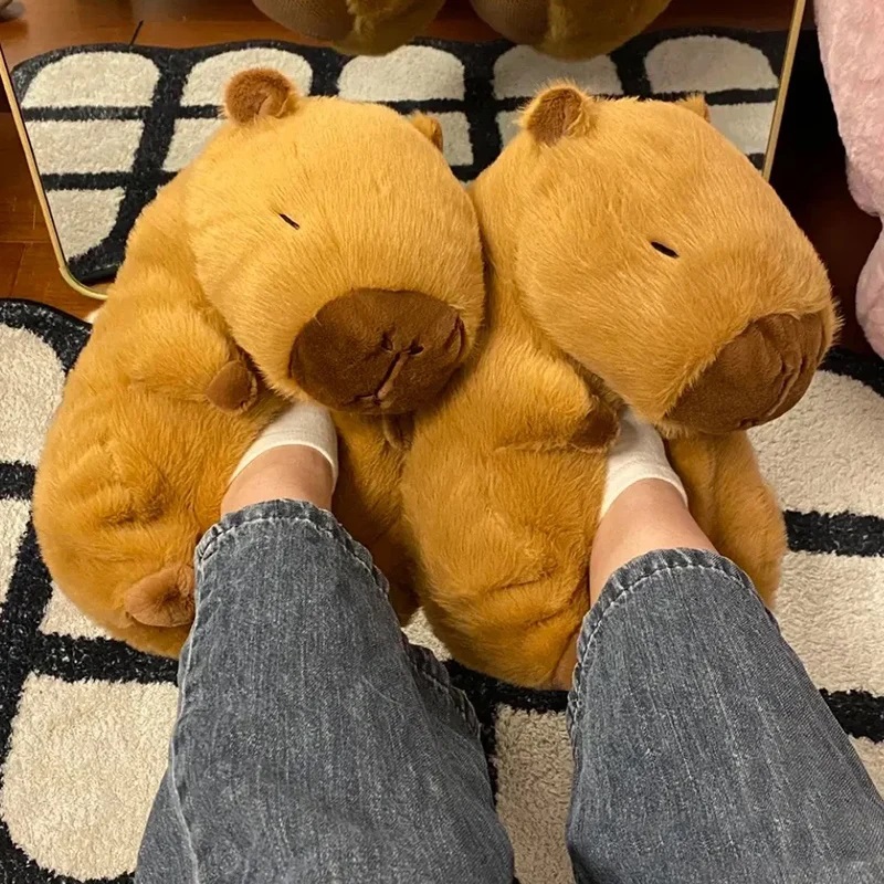 Women Shoes For Winter - Neuheit Capybara Hausschuhe Unisex Tier Rutschen