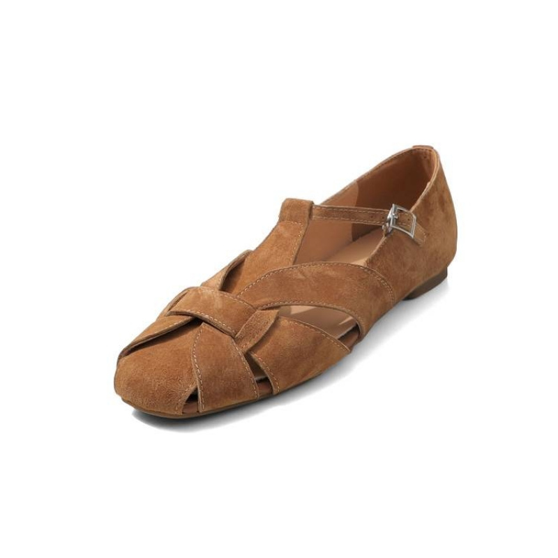 Women'S Shoes In Wide Width - Bequeme Retro-Sandalen für Damen mit atmungsaktivem,