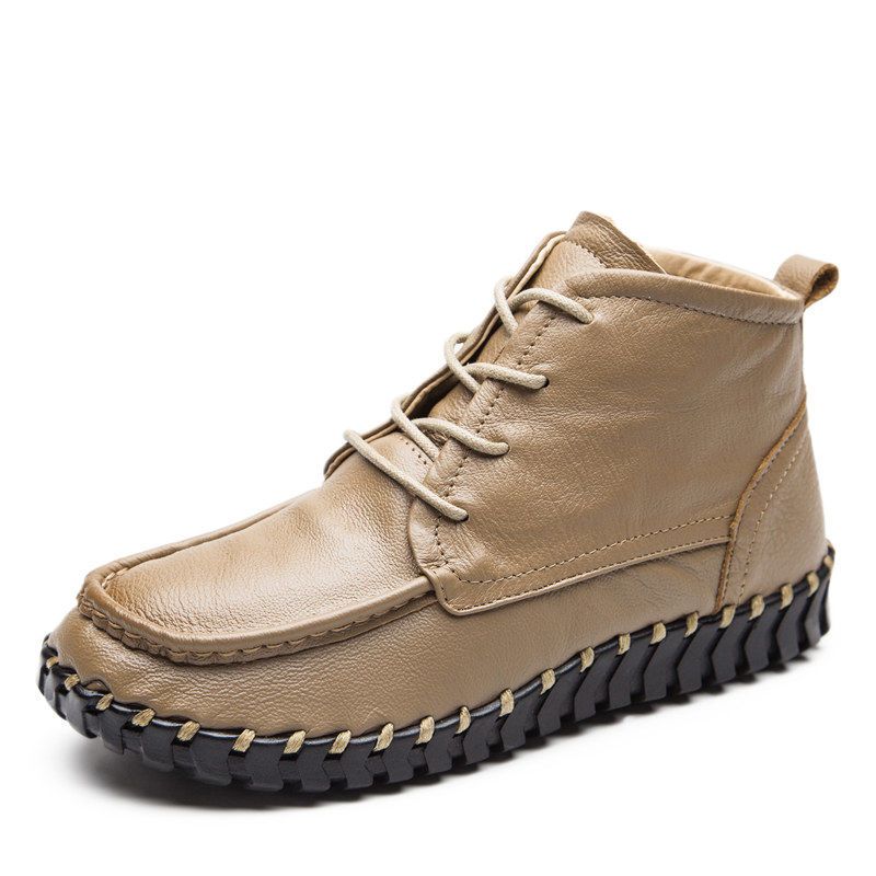 Echt lederstiefel Damen Herbst – Oxford Lace Up Women Bewertung und Preis