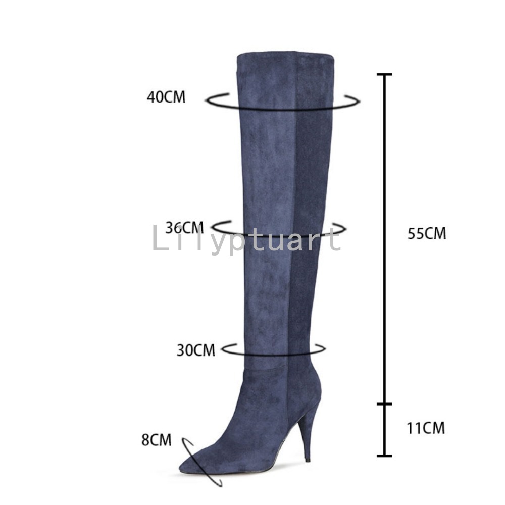 Damen Blaue Wildleder Slouchy  – Women'S Shoes Navy Blue Bewertung und Preis