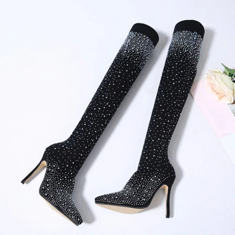 Sexy Overknee Stiefel für Frau – Sock Boot Women Bewertung und Preis
