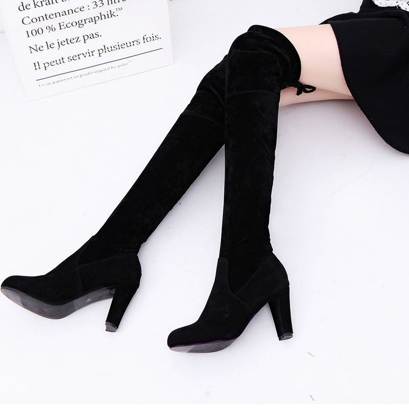 Damenstiefel, Stretchstoff, Ov – Sock Boot Women Bewertung und Preis