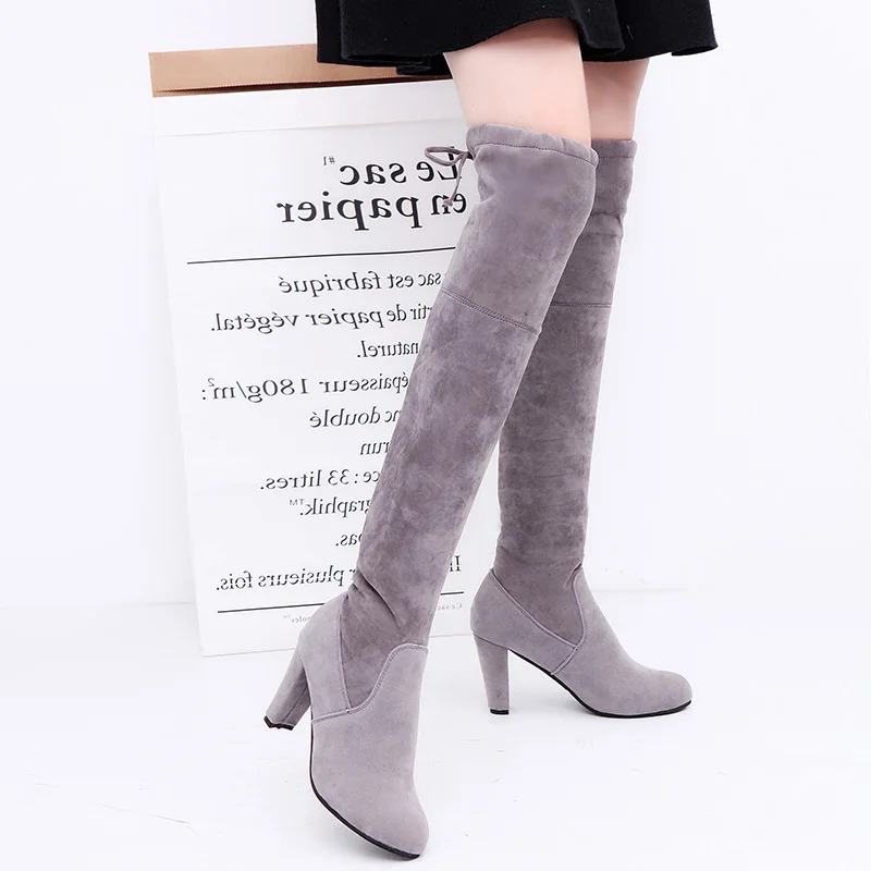 Damenstiefel, Stretchstoff, Ov – Sock Boot Women Bewertung und Preis