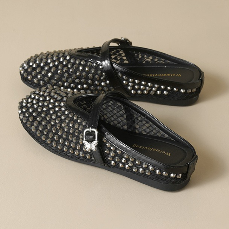 Mesh Strass Marke Hausschuhe F – Mule Slip On Bewertung und Preis