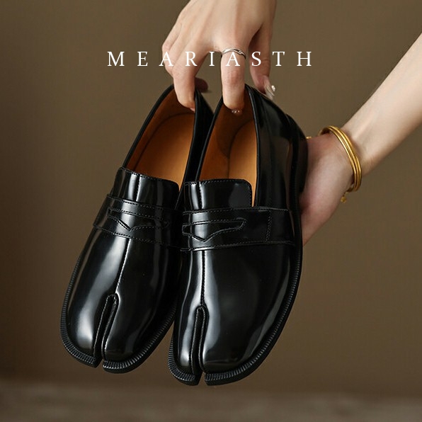 Schwarze Tabi-Schuhe mit getei – Women'S Shoes In Wide Width Bewertung und Preis