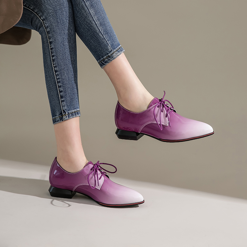 Britische Damen-Oxfords mit Fa – Oxford Lace Up Women Bewertung und Preis
