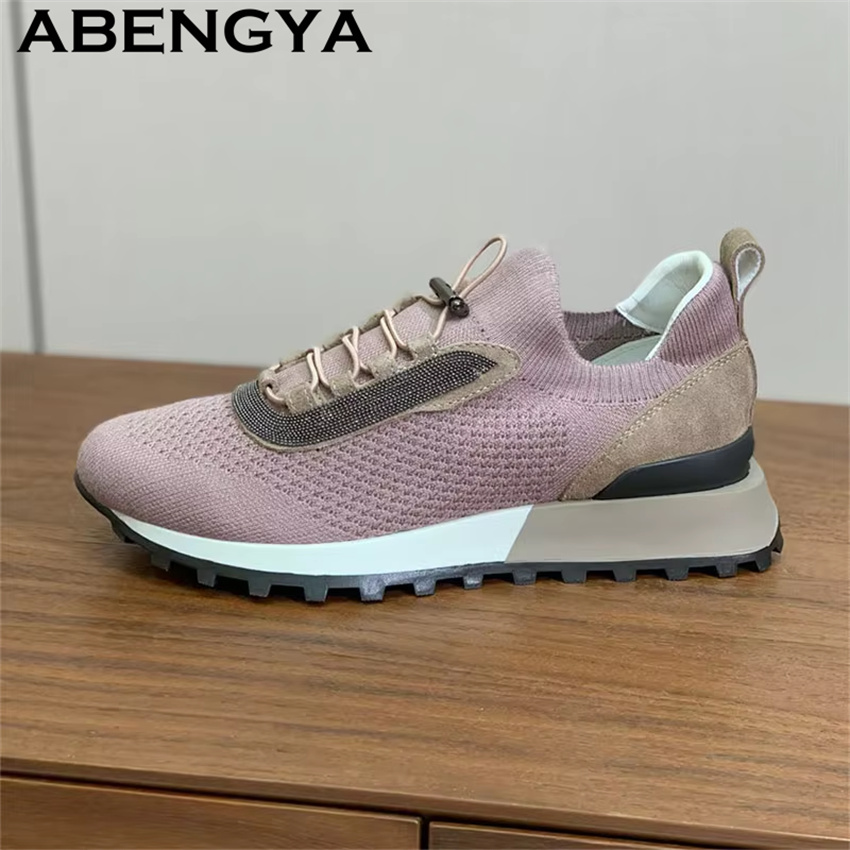 Neue gestrickte Schnür-Freizei – Oxford Lace Up Women Bewertung und Preis