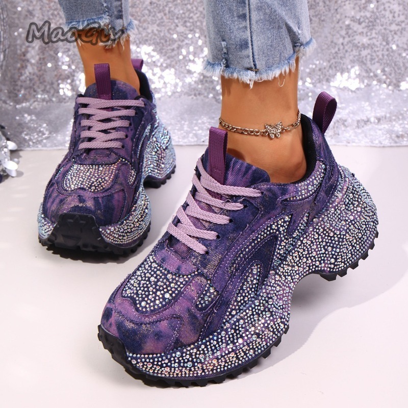 Mode Strass frauen Chunky Turn – Women'S Shoes Com Bewertung und Preis