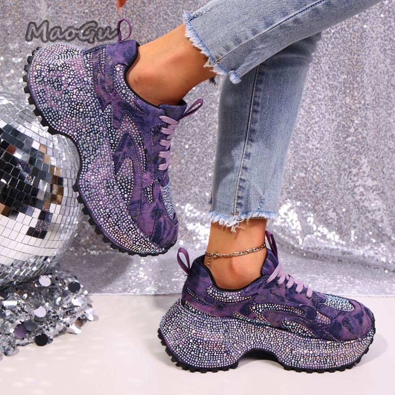 Mode Strass frauen Chunky Turn – Women'S Shoes Com Bewertung und Preis