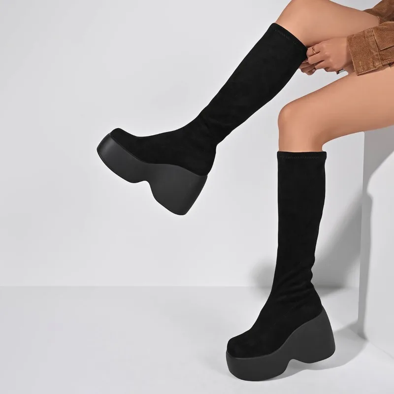 Winter Neue Dünne Plus Größe D – Sock Boot Women Bewertung und Preis