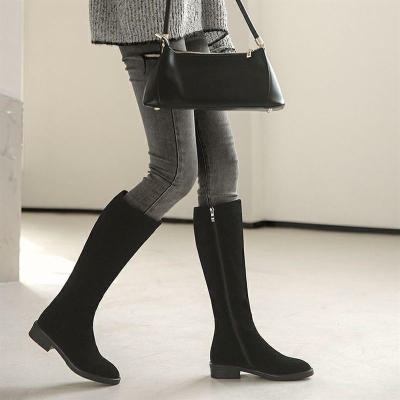 Damen Winter Warme Stiefel Mäd – Pointed Toe Flat Bewertung und Preis