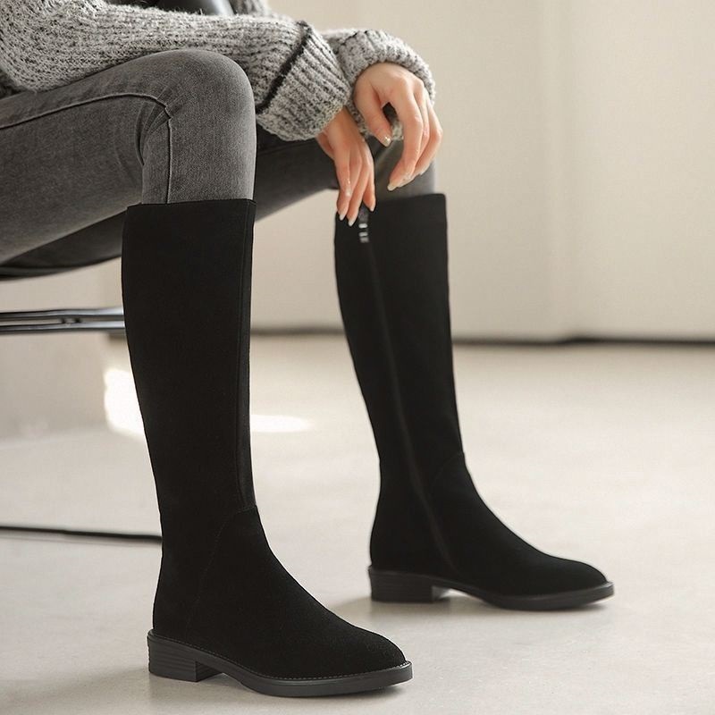 Damen Winter Warme Stiefel Mäd – Pointed Toe Flat Bewertung und Preis