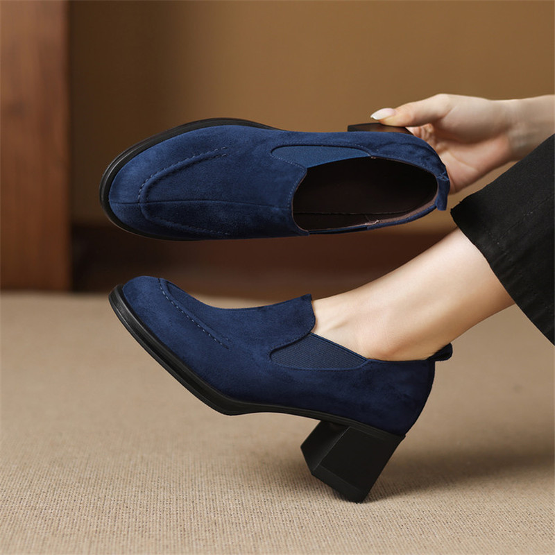 Neue Frühling/Herbst Schafe Wi – Women'S Shoes Navy Blue Bewertung und Preis