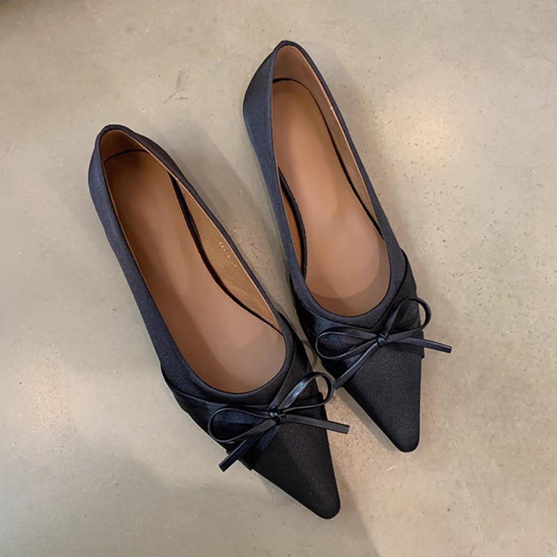 Sommerliche neue Chiffon-Sanda – Pointed Toe Flat Bewertung und Preis