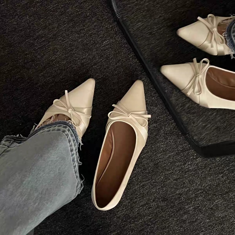 Sommerliche neue Chiffon-Sanda – Pointed Toe Flat Bewertung und Preis